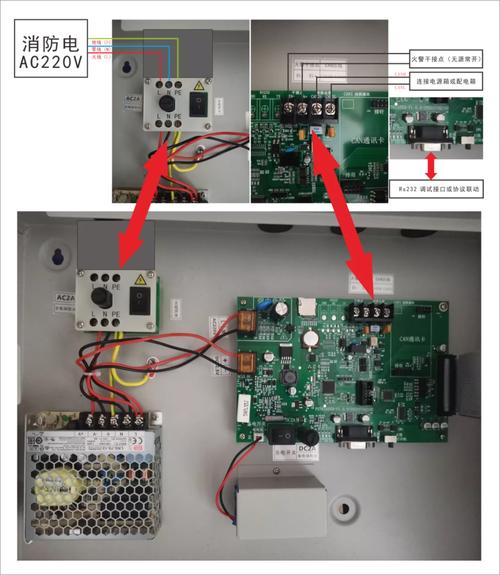 賦安消防應(yīng)急照明和疏散指示系統(tǒng)產(chǎn)品接線圖
